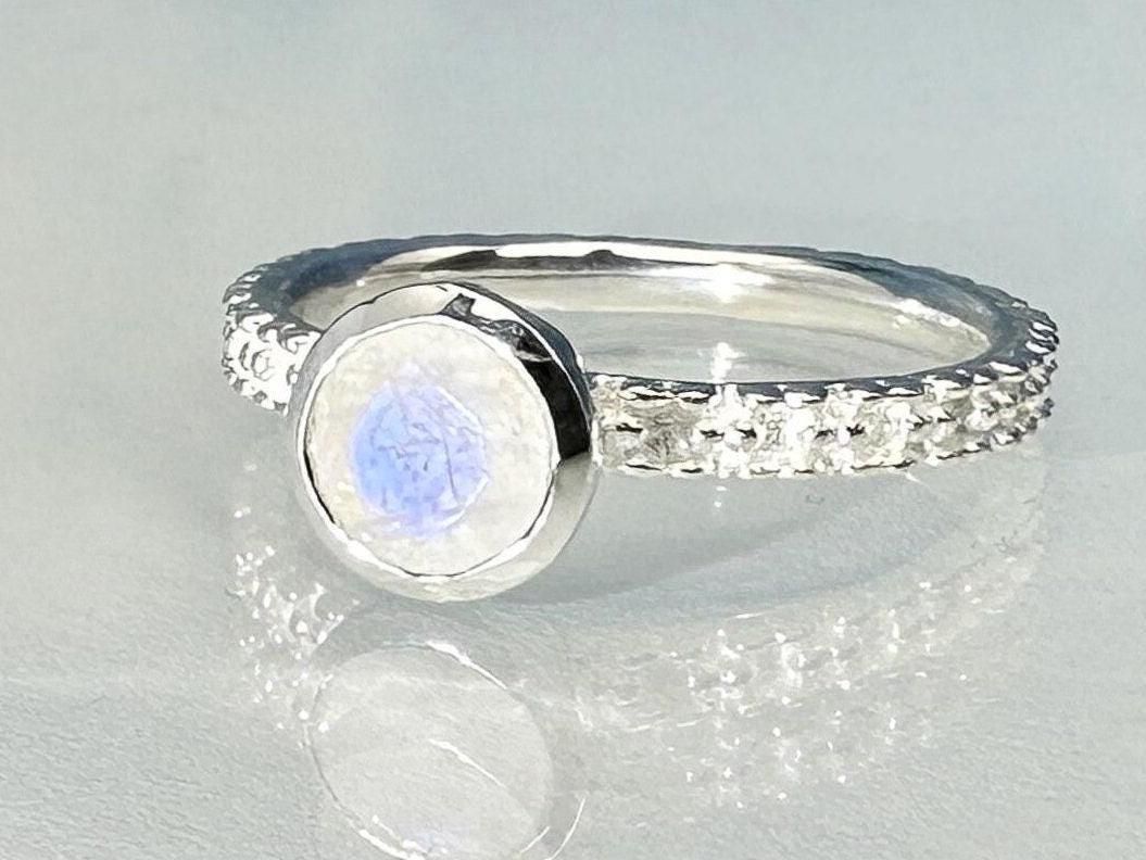 Ring moonstone 925 silver