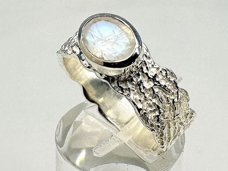 Ring moonstone 925 silver