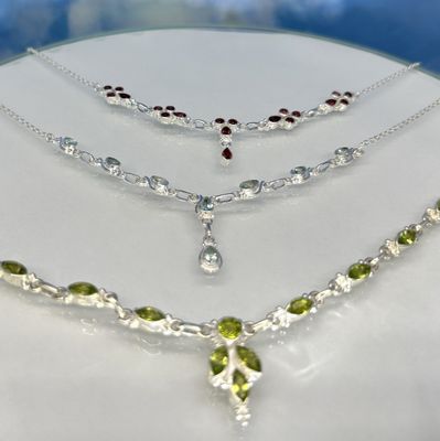 Gemstone necklaces