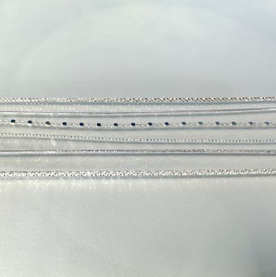 Silver necklaces