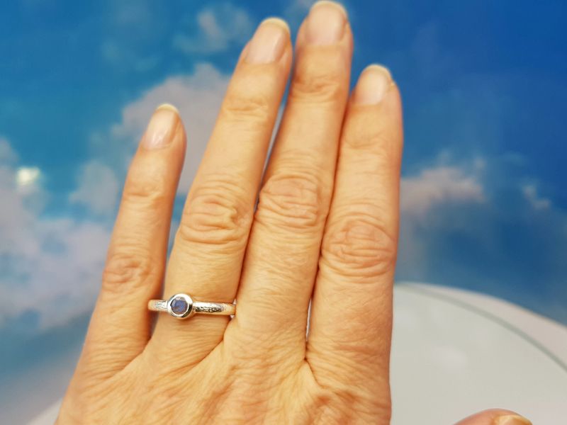Ring labradorite sterling silver