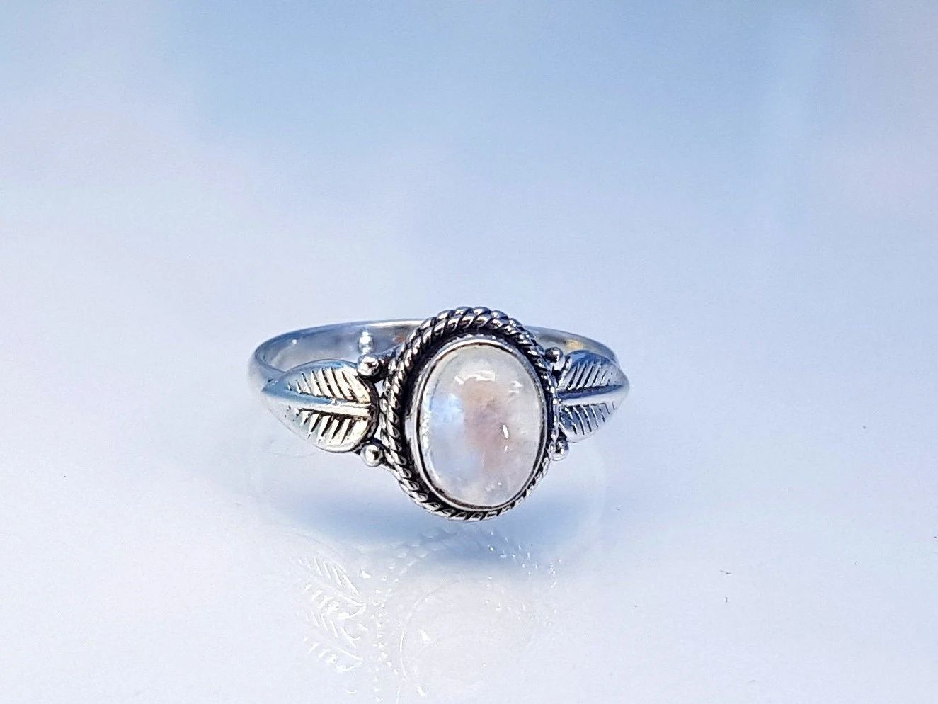 Ring moonstone 925 silver