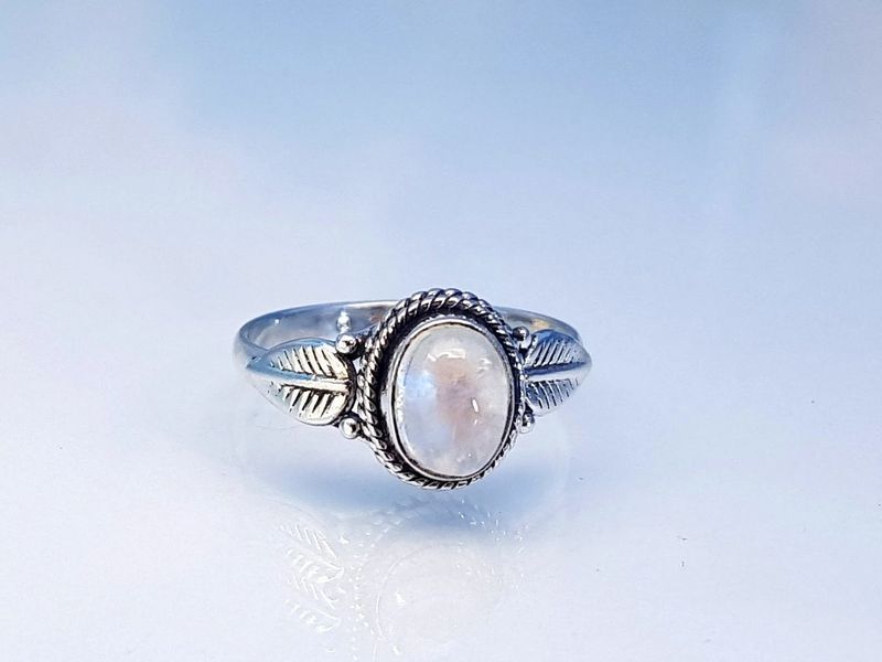 Ring moonstone 925 silver