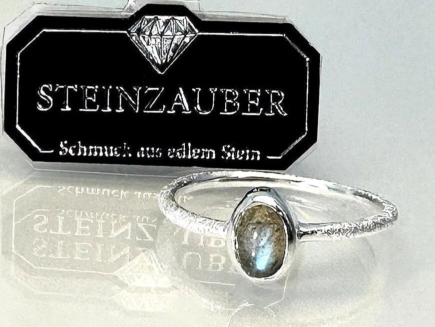 Labradorite ring 925 silver