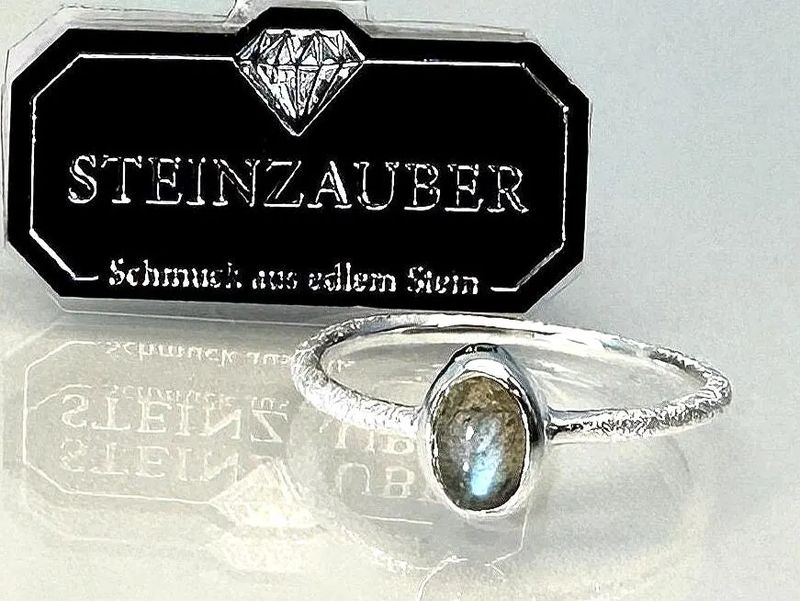 Labradorite ring 925 silver
