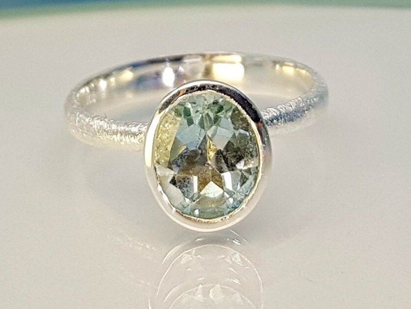Ring topaz 925 silver