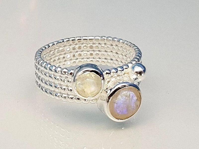 Ring moonstone 925 silver