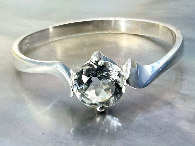 Ring topaz 925 silver