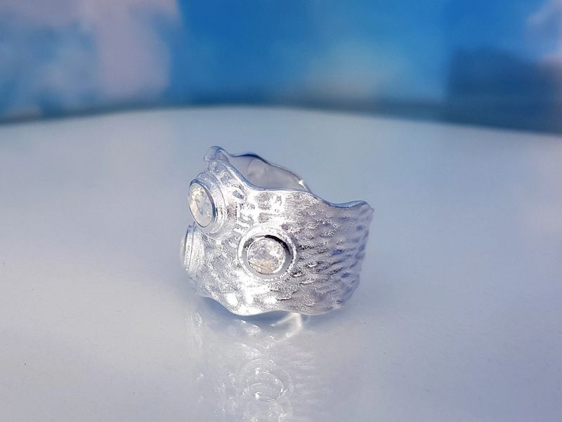 Ring moonstone 925 silver