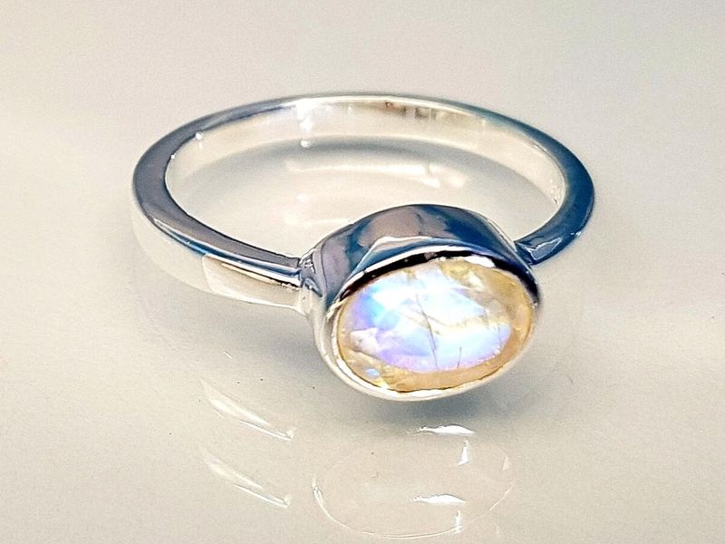 Ring moonstone 925 silver