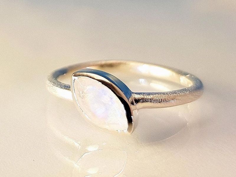 Ring moonstone 925 silver