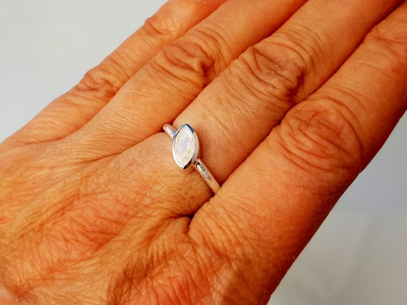 Ring moonstone 925 silver