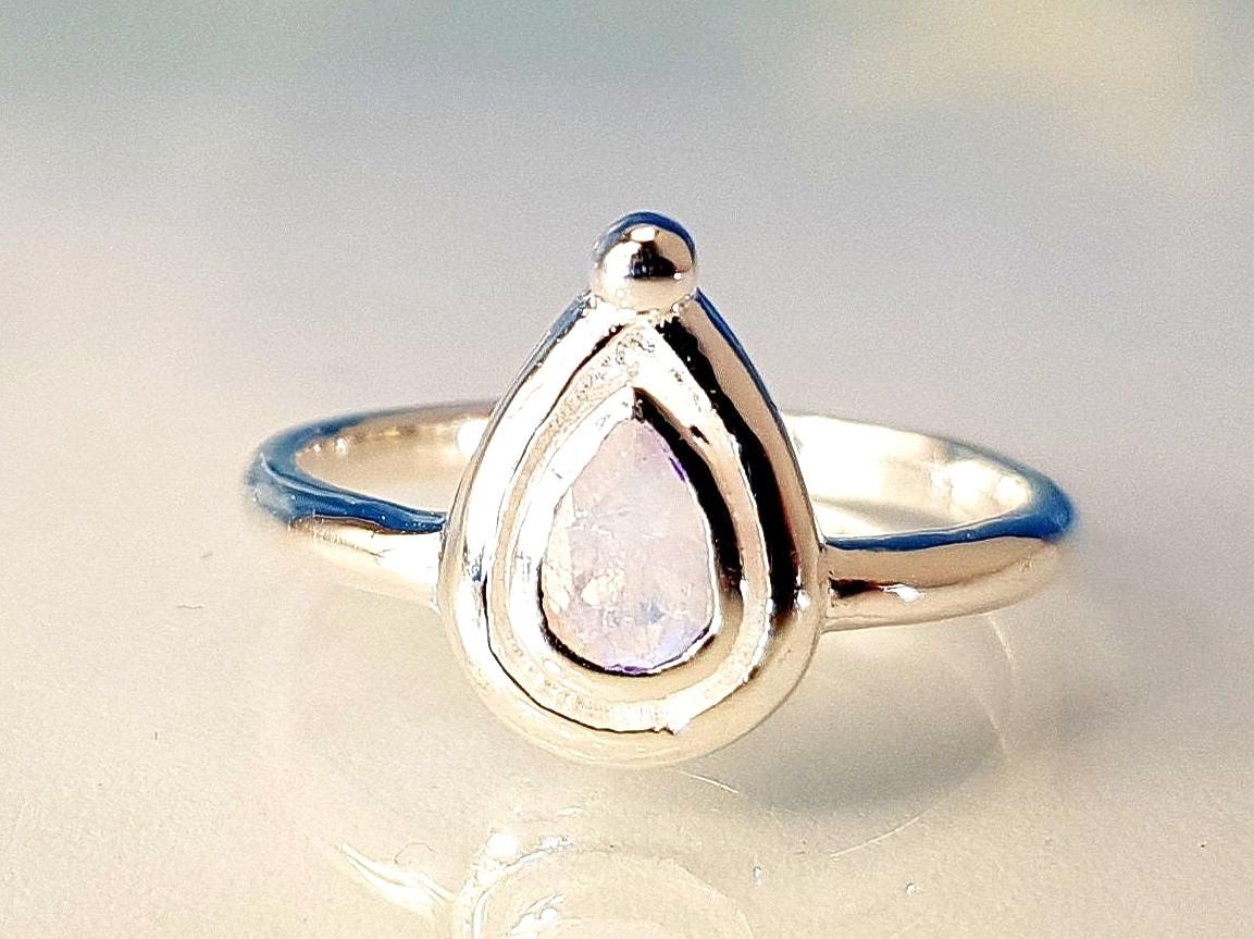 Ring moonstone 925 silver