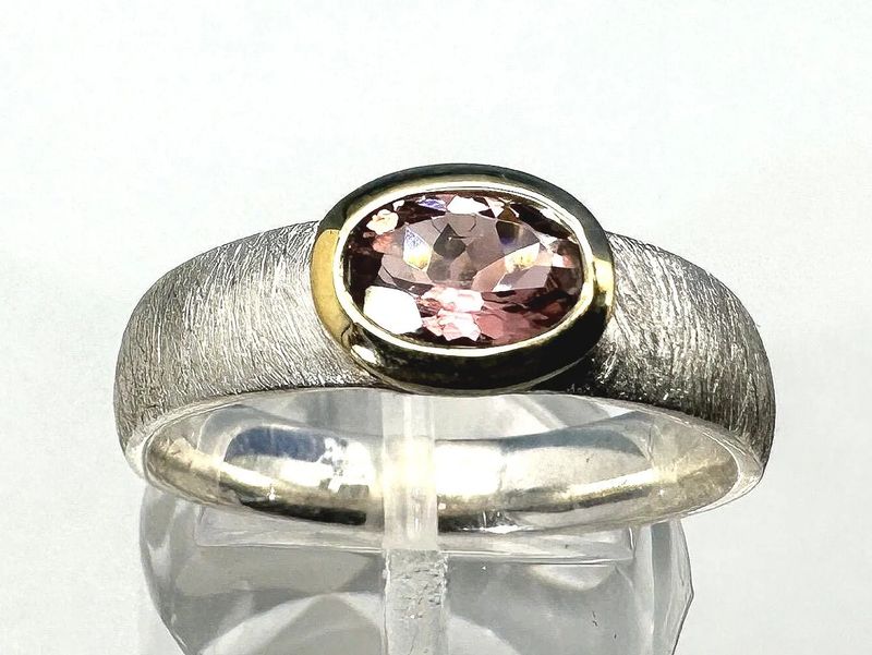 Ring Tourmaline Pink Bicolour