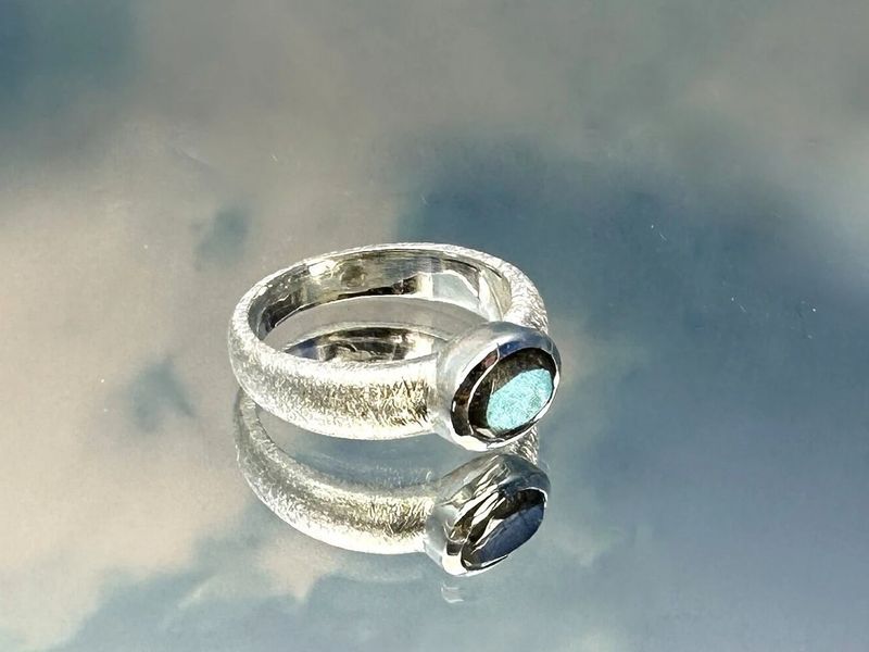 Labradorite ring 925 silver