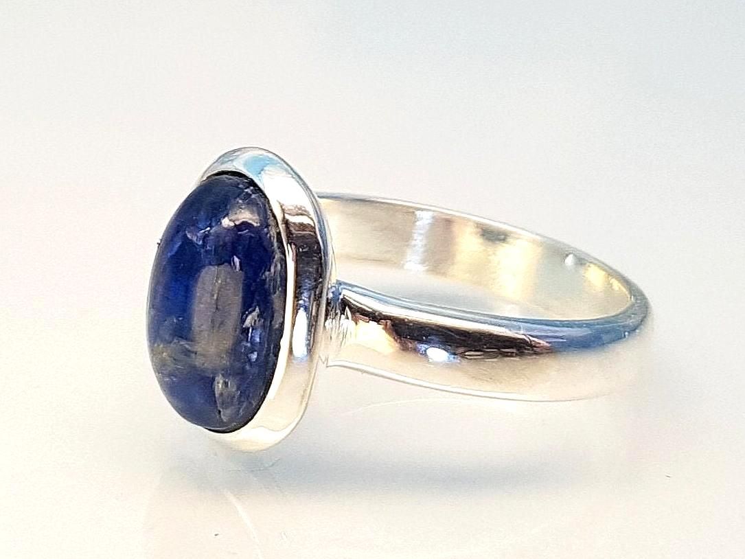 Kyanite ring 925 silver