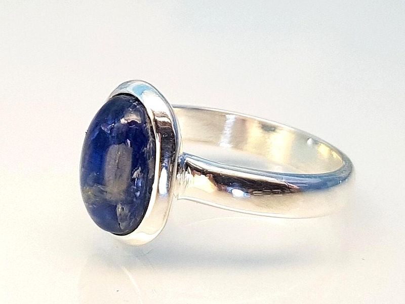 Kyanite ring 925 silver