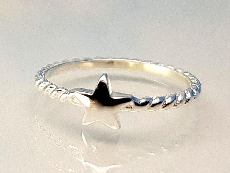 Ring star 925 silver