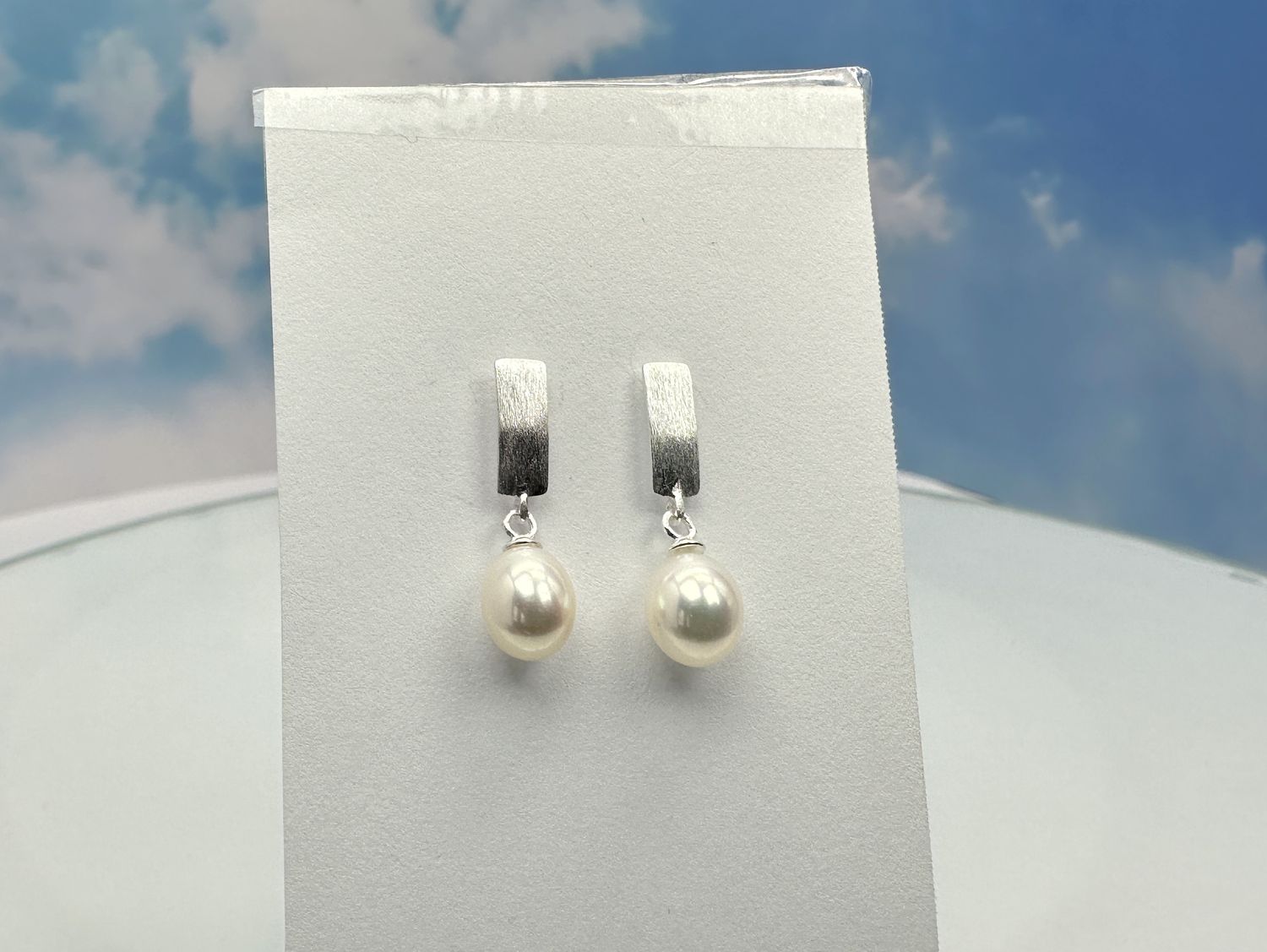Earrings pearl 925 silver