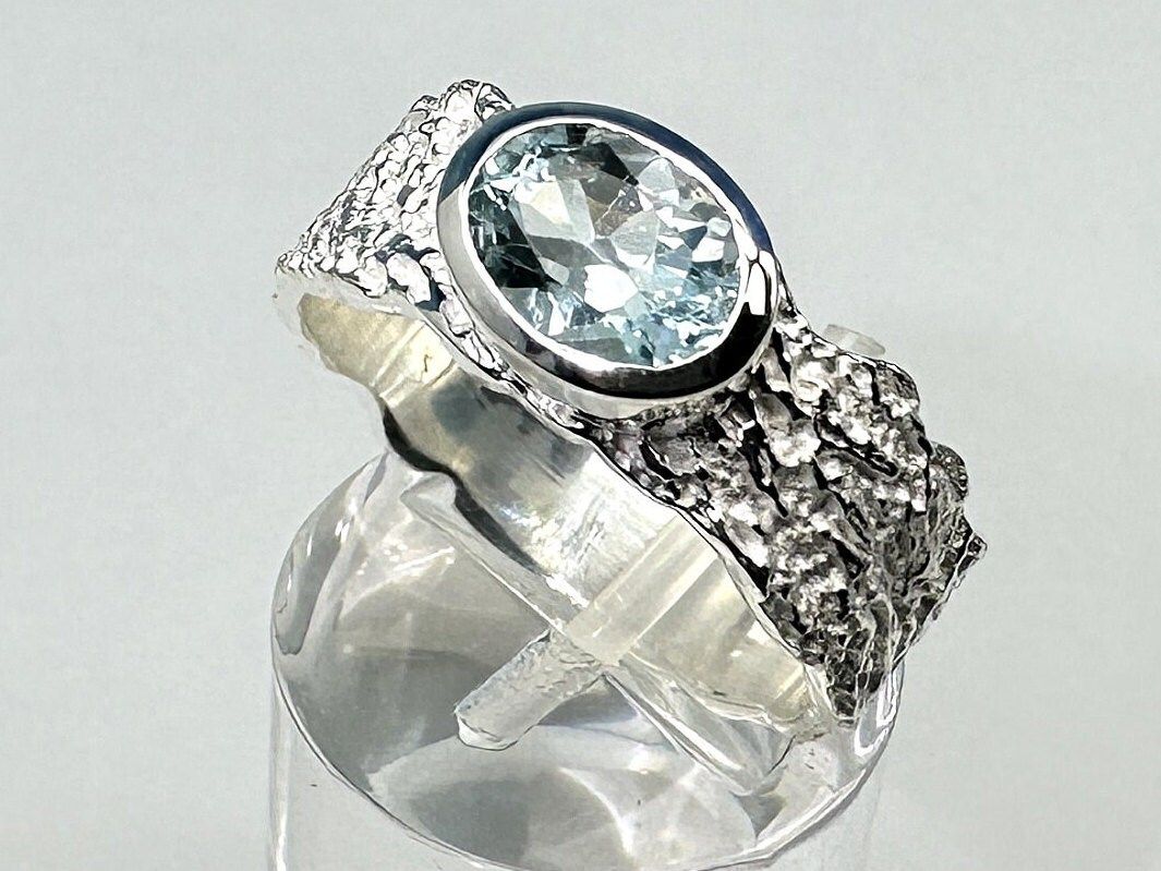 Ring topaz 925 silver