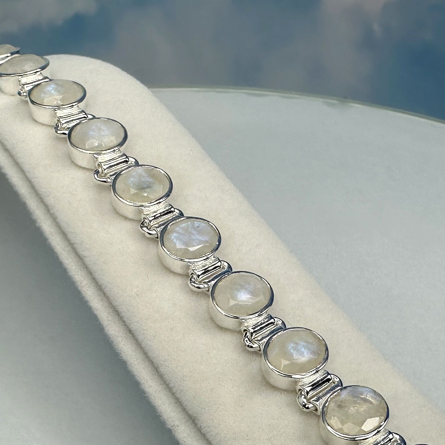 bracelet moonstonde 925 silver