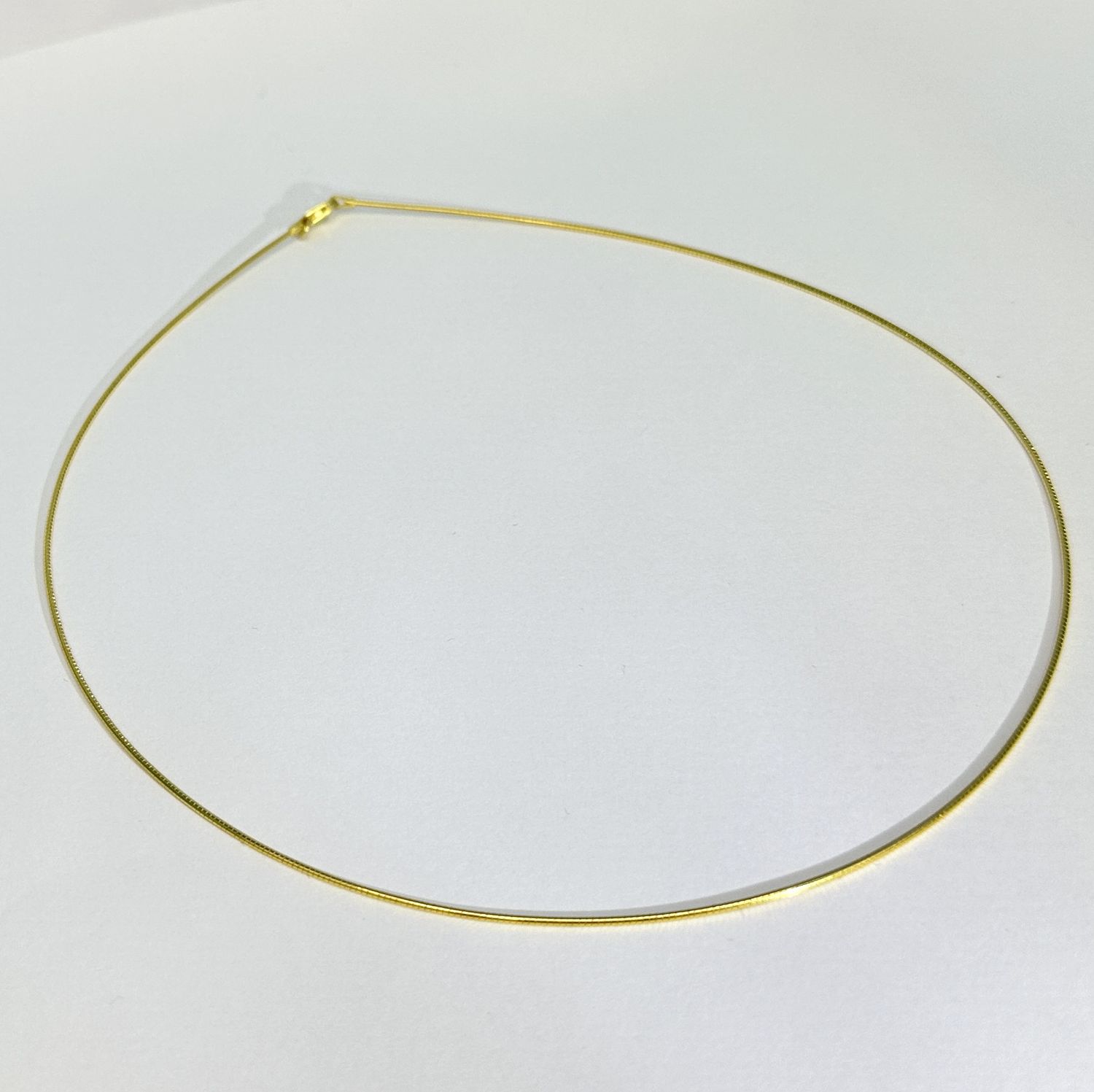 choker necklace 18ct gold platet