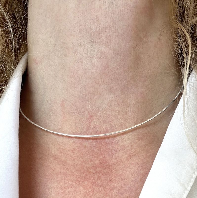 choker necklace 925 silver