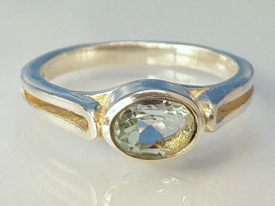 Ring topaz 925 silver
