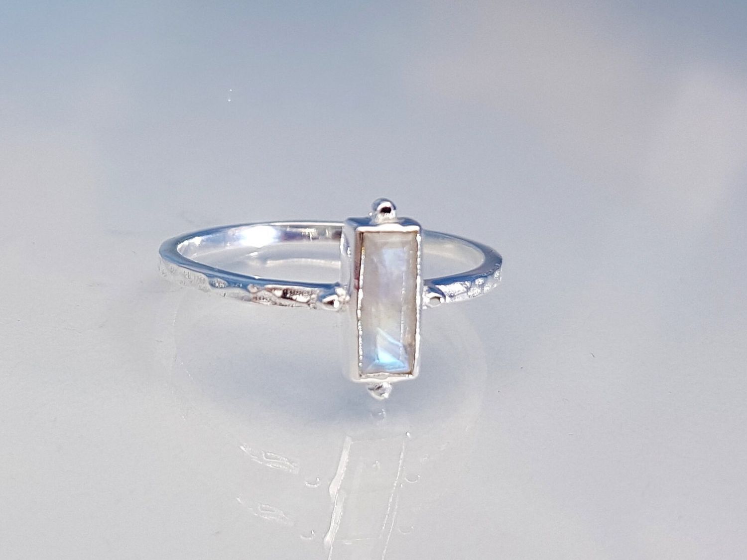 Ring moonstone 925 silver