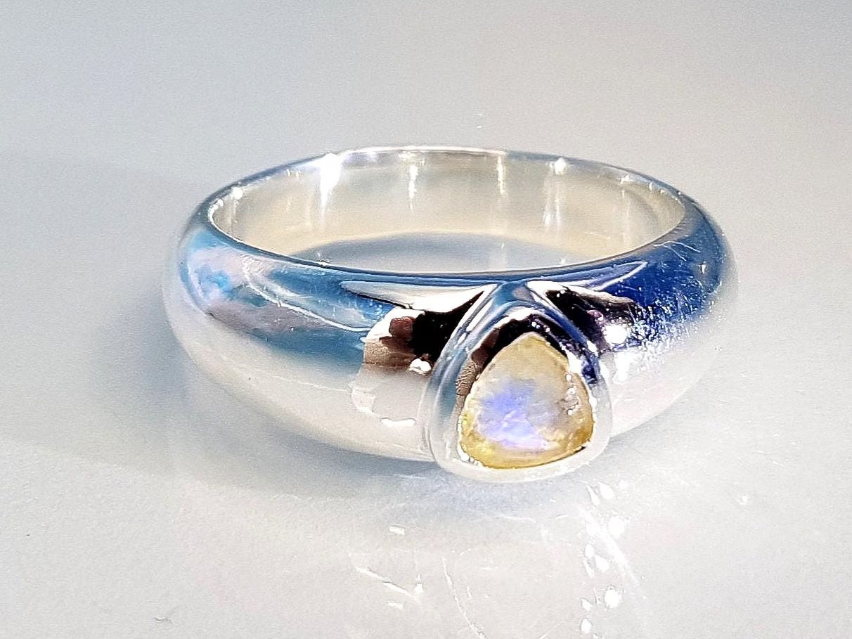 Ring moonstone 925 silver