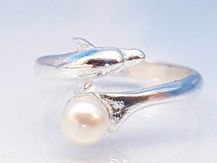 Ring pearl 925 silver