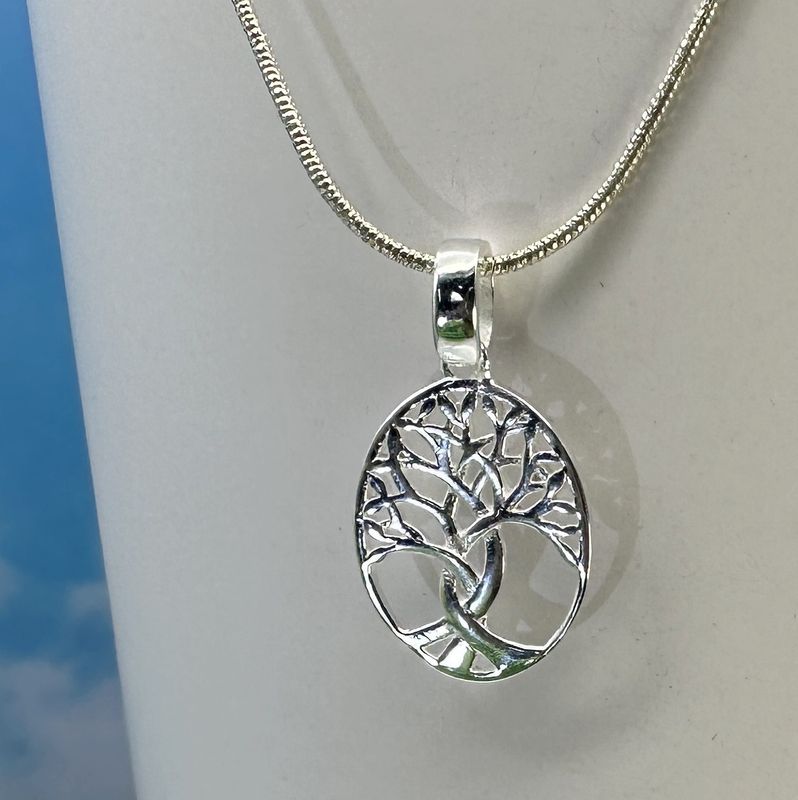 tree of life pendant made from 925 Sterling silver