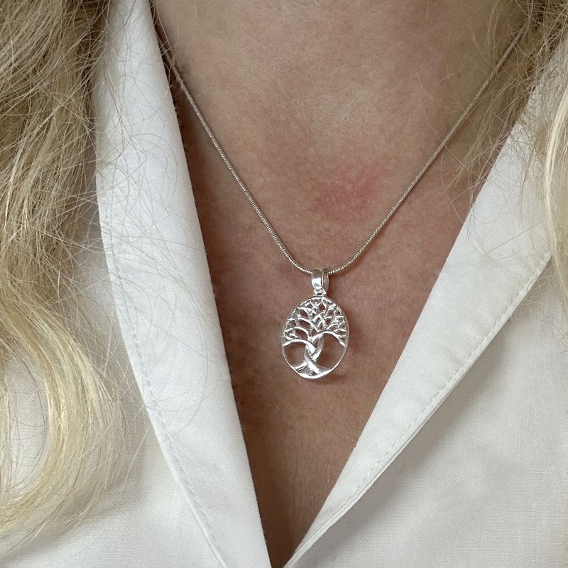 tree of life pendant made from 925 Sterling silver