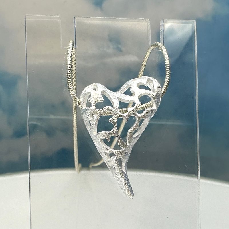 Swing Herz aus 925 Sterling Silber