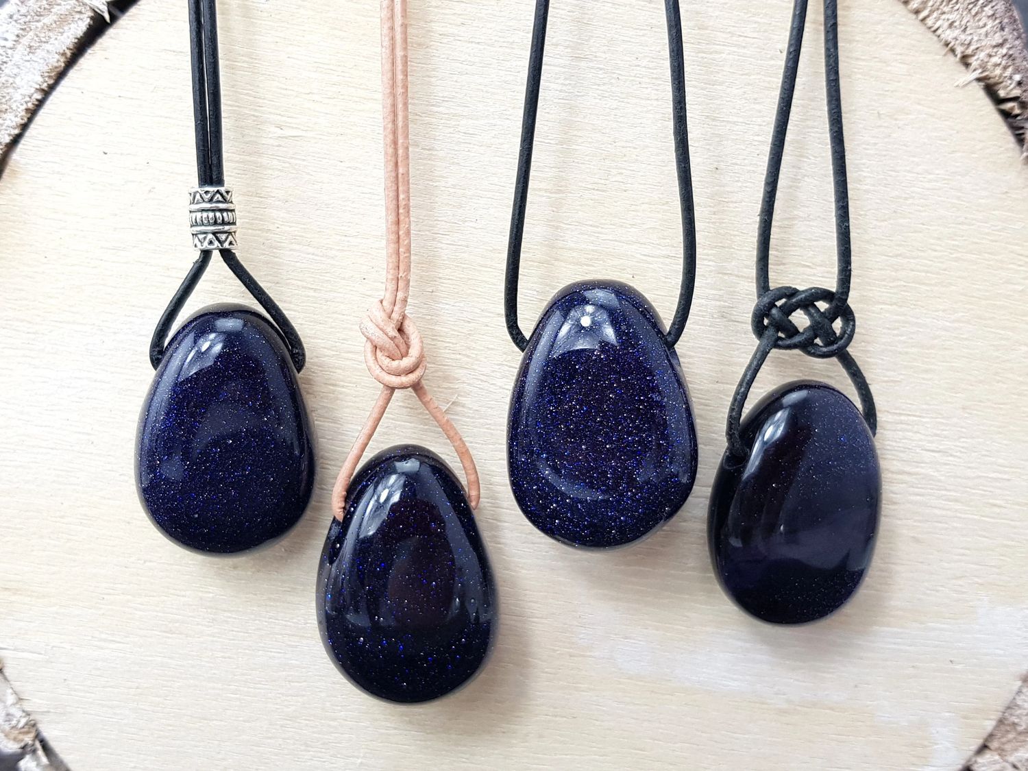 Blue river tumbled stone