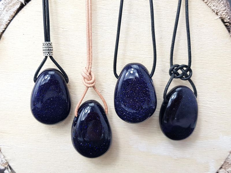 Blue river tumbled stone