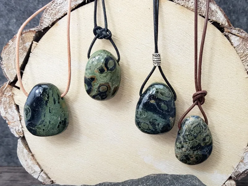 Kambaba rhyolite eldarite tumbled stone