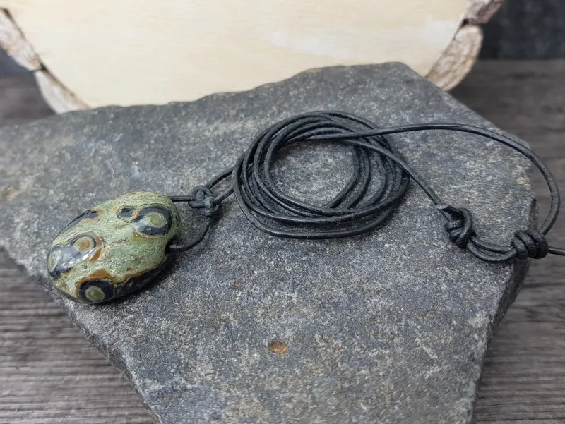 Kambaba rhyolite eldarite tumbled stone