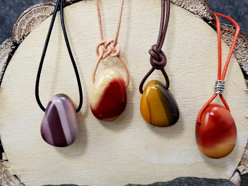 Mookaite tumbled stone