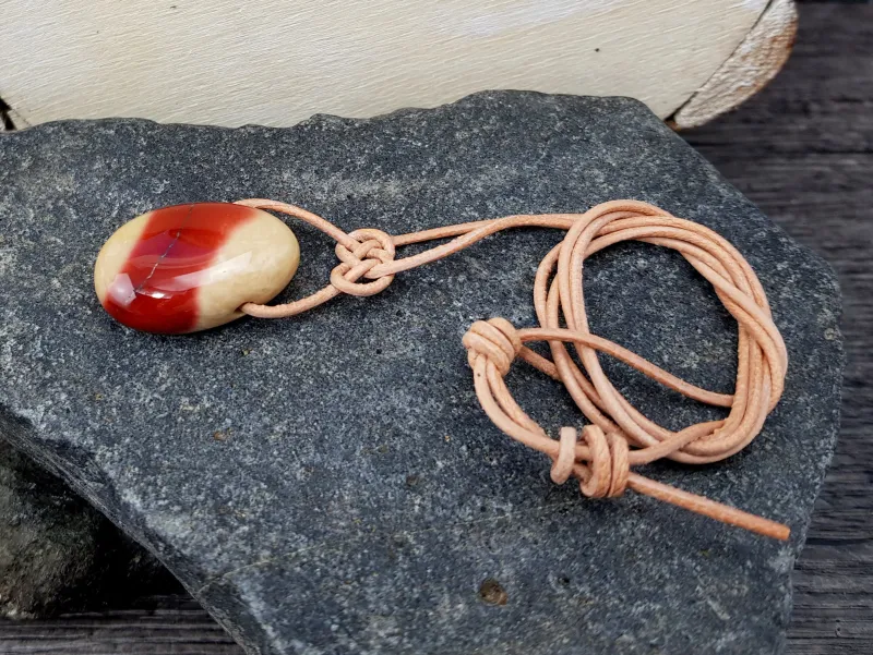 Mookaite tumbled stone
