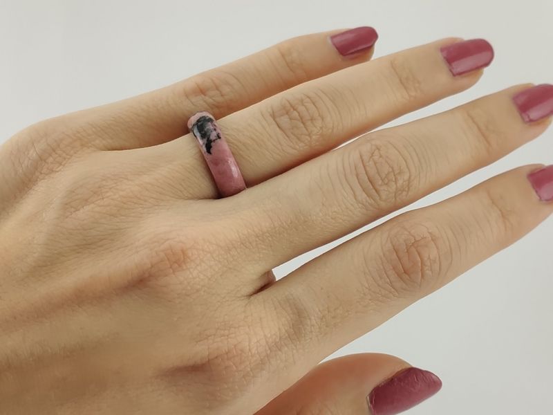 Rhodonite ring