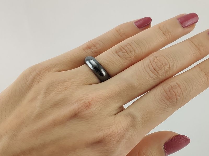 Hematite ring