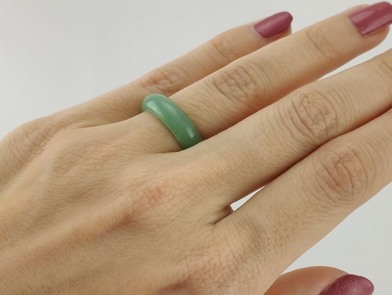 Aventurine ring