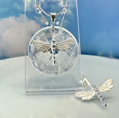 Donut holder in the shape of a dragonfly
