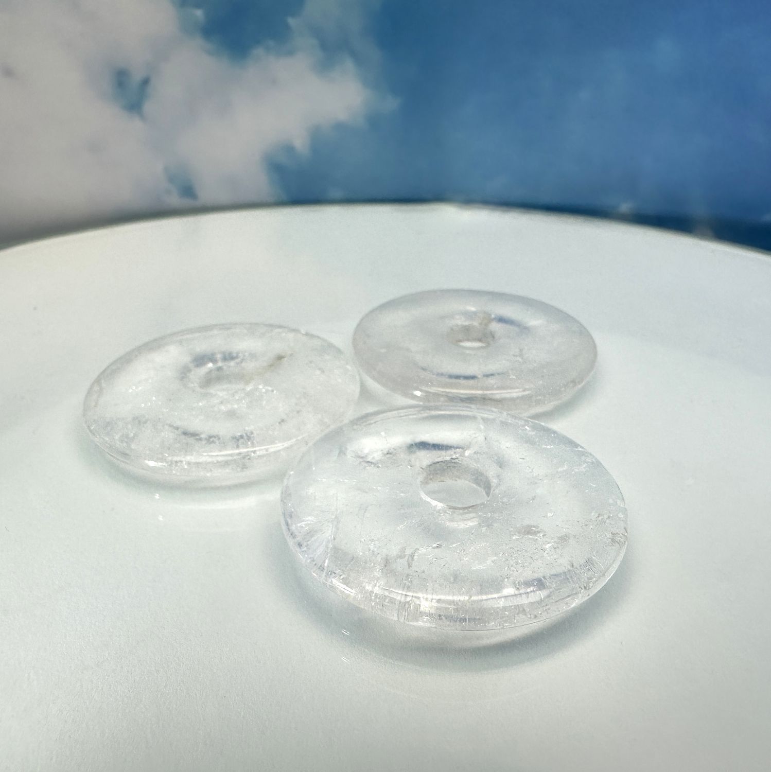 Rock crystal donut
