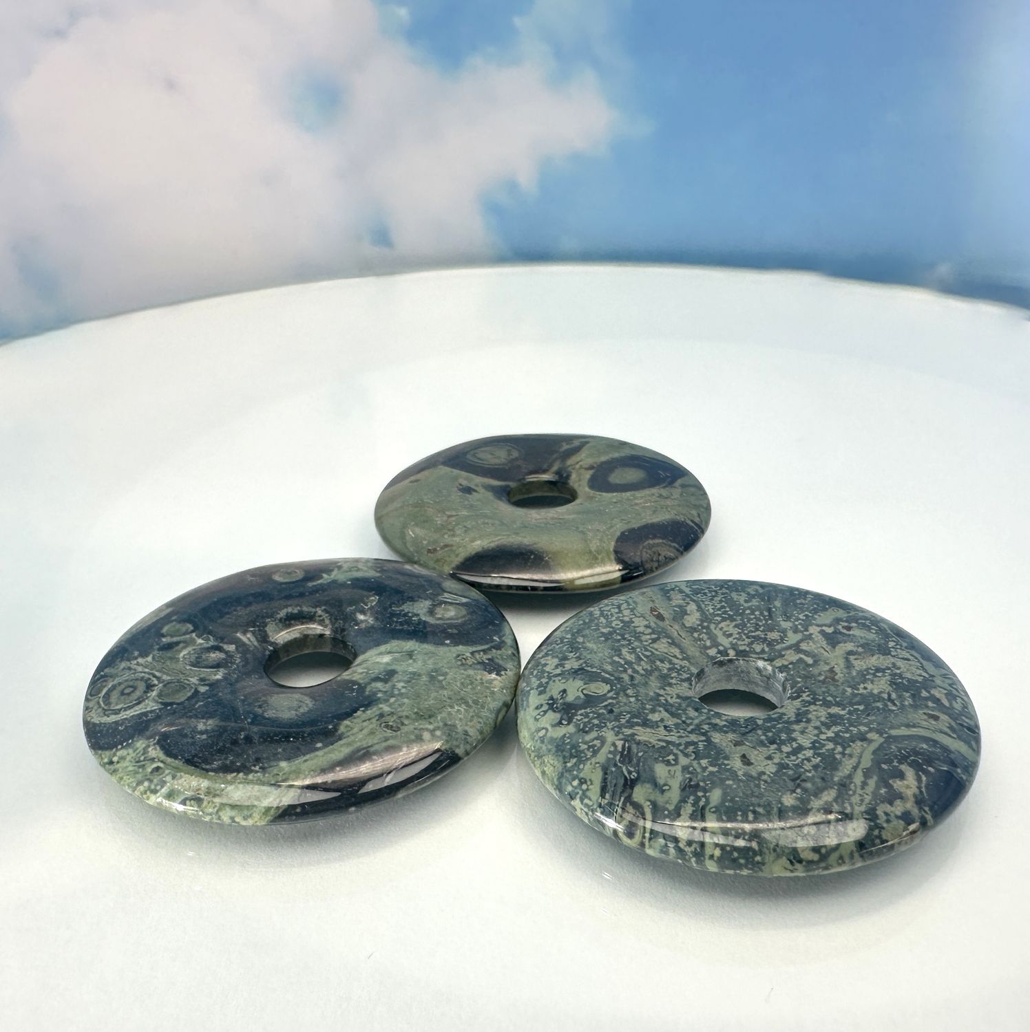 
Donut Kambaba rhyolite / eldarite / nebula stone