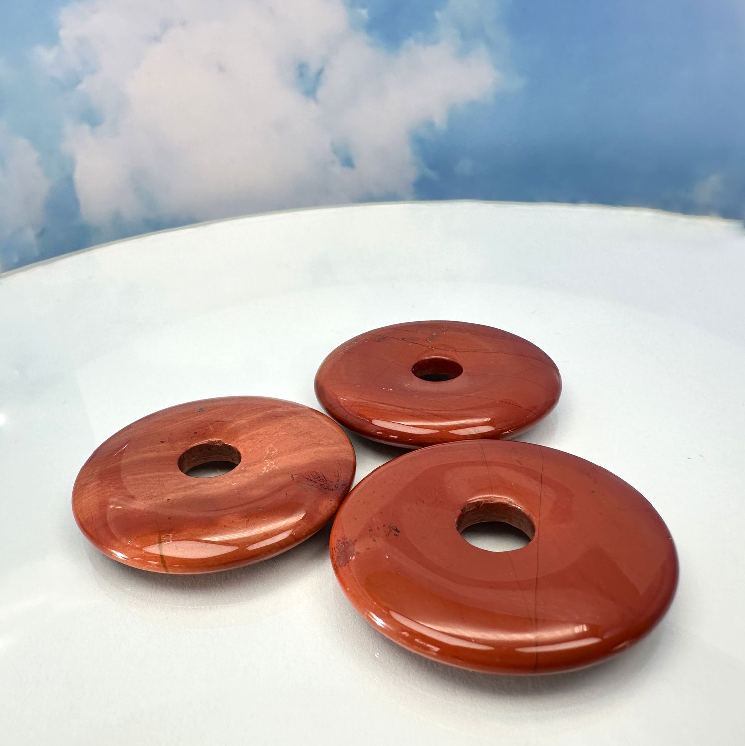 Donut red jasper
