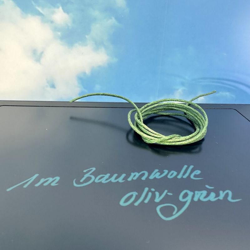 Cotton Ribbon  Olive Green