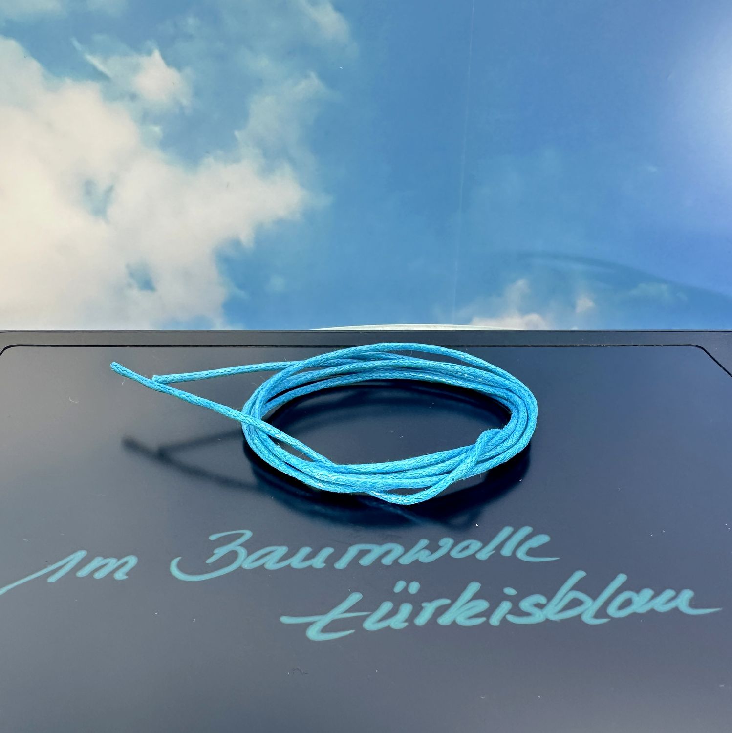 Cotton Ribbon Turquoise