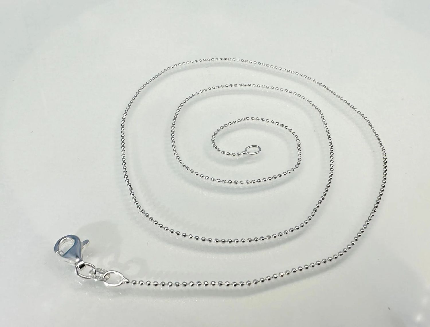 Necklace in 925 Sterling silver 45 cm